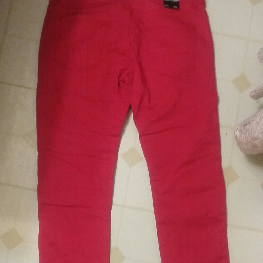 Brand new red bilker style pants